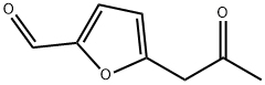 2-Furancarboxaldehyde, 5-(2-oxopropyl)- (9CI) 结构式