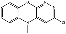 2-氯-10-甲基-3,4-二氮吩嗪 结构式
