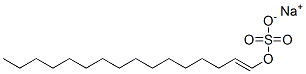 sodium hexadecenyl sulphate 结构式