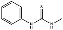 1-甲基-3-苯基硫脲 结构式