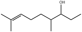 4,8-dimethylnon-7-en-3-ol 结构式