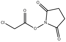 N-(氯乙酰氧基)琥珀酰亚胺 结构式