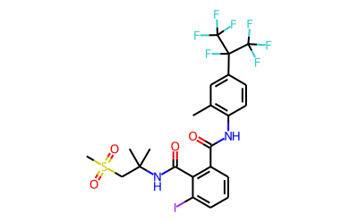 氟虫双酰胺 结构式