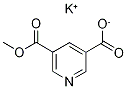 potassiuM 5-(Methoxycarbonyl)nicotinate 结构式