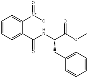 METHYL 2-[(2-NITROBENZOYL)AMINO]-3-PHENYLPROPANOATE 结构式