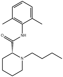 (R)-盐酸布比卡因 结构式
