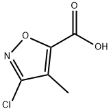 5-Isoxazolecarboxylicacid,3-chloro-4-methyl-(9CI) 结构式