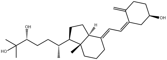 3-epi-24R 25-Dihydroxy VitaMin D3 结构式