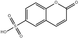 2-oxo-2H-1-benzopyran-6-sulphonic acid 结构式