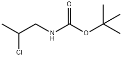 叔-丁基 N-(2-氯丙基)氨基甲酯 结构式