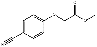 (4-氰基苯氧基)乙酸甲酯 结构式
