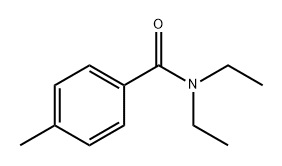N,N-二乙基-4-甲基苯甲酰胺 结构式