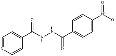 1-[4-NITROBENZOYL]-4-CARBOXYPYRIDYLHYDRAZIDE 结构式