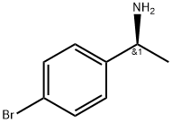 (S)-(-)-1-(4-溴苯)乙胺 结构式