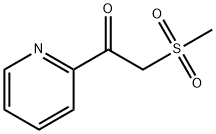 2-(甲基磺酰基)-1-(吡啶-2-基)乙烷-1-酮 结构式