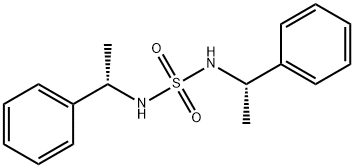 (S,S)-(-)-N,N′-双(1-苯乙基)磺酰胺 结构式