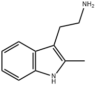 2-甲基吲哚-3-乙胺 结构式