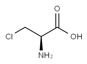 3-氯-L-丙氨酸 结构式