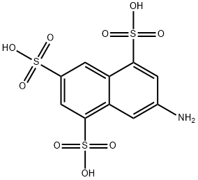 7-氨基-1,3,5-萘三磺酸 结构式