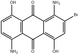 1,5-二氨基-2-溴-4,8-二羟基蒽醌 结构式