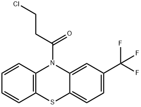 3-Chloro-1-(2-(trifluoromethyl)-10H-phenothiazin-10-yl)propan-1-one