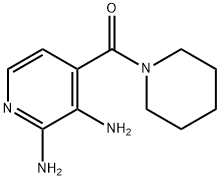 1-[(2,3-DIAMINO-4-PYRIDINYL)CARBONYL]-PIPERIDINE 结构式