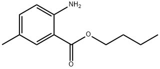 Benzoic acid, 2-amino-5-methyl-, butyl ester (9CI) 结构式