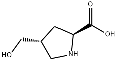 (2S,4R)-4-(羟甲基)吡咯烷-2-羧酸 结构式