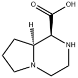 Pyrrolo[1,2-a]pyrazine-1-carboxylic acid, octahydro-, (1S,8aS)- (9CI) 结构式
