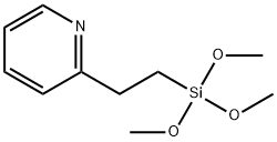 2-(2-吡啶基)乙基三甲氧基硅烷 结构式