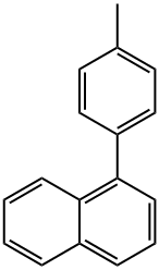 1-(4-甲基苯基)萘 结构式