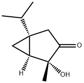 Bicyclo[3.1.0]hexan-3-one, 4-hydroxy-4-methyl-1-(1-methylethyl)-, (1S,4R,5S)- (9CI) 结构式