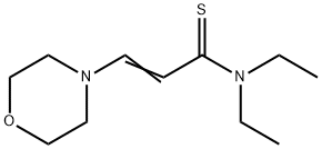 2-Propenethioamide,  N,N-diethyl-3-(4-morpholinyl)- 结构式