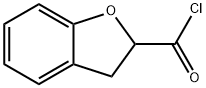 2,3-二氢-1-苯并呋喃-2-甲酰氯 结构式