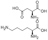 L-赖氨酸-L-天冬氨酸盐 结构式