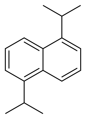 1,5-DIISOPROPYLNAPHTHALENE SPECIALITY CHEMICALS 结构式
