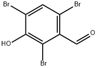 3-羟基-2,4,6-三溴苯甲醛 结构式