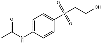 N-(4-((2-羟乙基)磺酰)苯基)乙酰胺 结构式