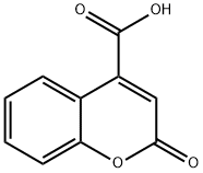 香豆素-4-羧酸 结构式