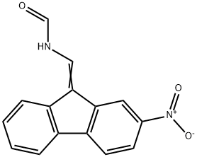 N-[(2-Nitro-9H-fluoren-9-ylidene)methyl]formamide 结构式