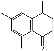 3,4-Dihydro-4,6,8-trimethyl-1(2H)-naphthalenone 结构式