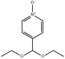 4-(二乙氧基甲基)吡啶 1-氧化物 结构式