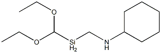 环己胺基甲基甲基二乙氧基硅烷 结构式