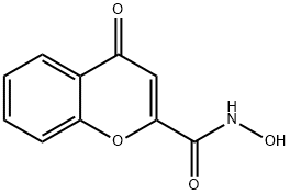 chromone-2-carbohydroxamic acid 结构式