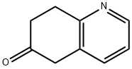 7,8-二氢-5H-喹啉-6-酮 结构式