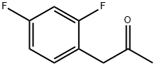 2,4-DIFLUOROPHENYLACETONE 结构式