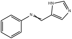 Benzenamine,  N-(1H-imidazol-4-ylmethylene)-  (9CI) 结构式