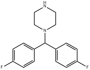 4,4'-二氟苯甲哌嗪 结构式