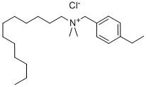 (乙基苄基)十二烷基二甲基氯化铵 结构式