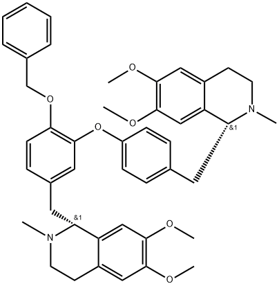 O-苄基蝙蝠葛碱 结构式